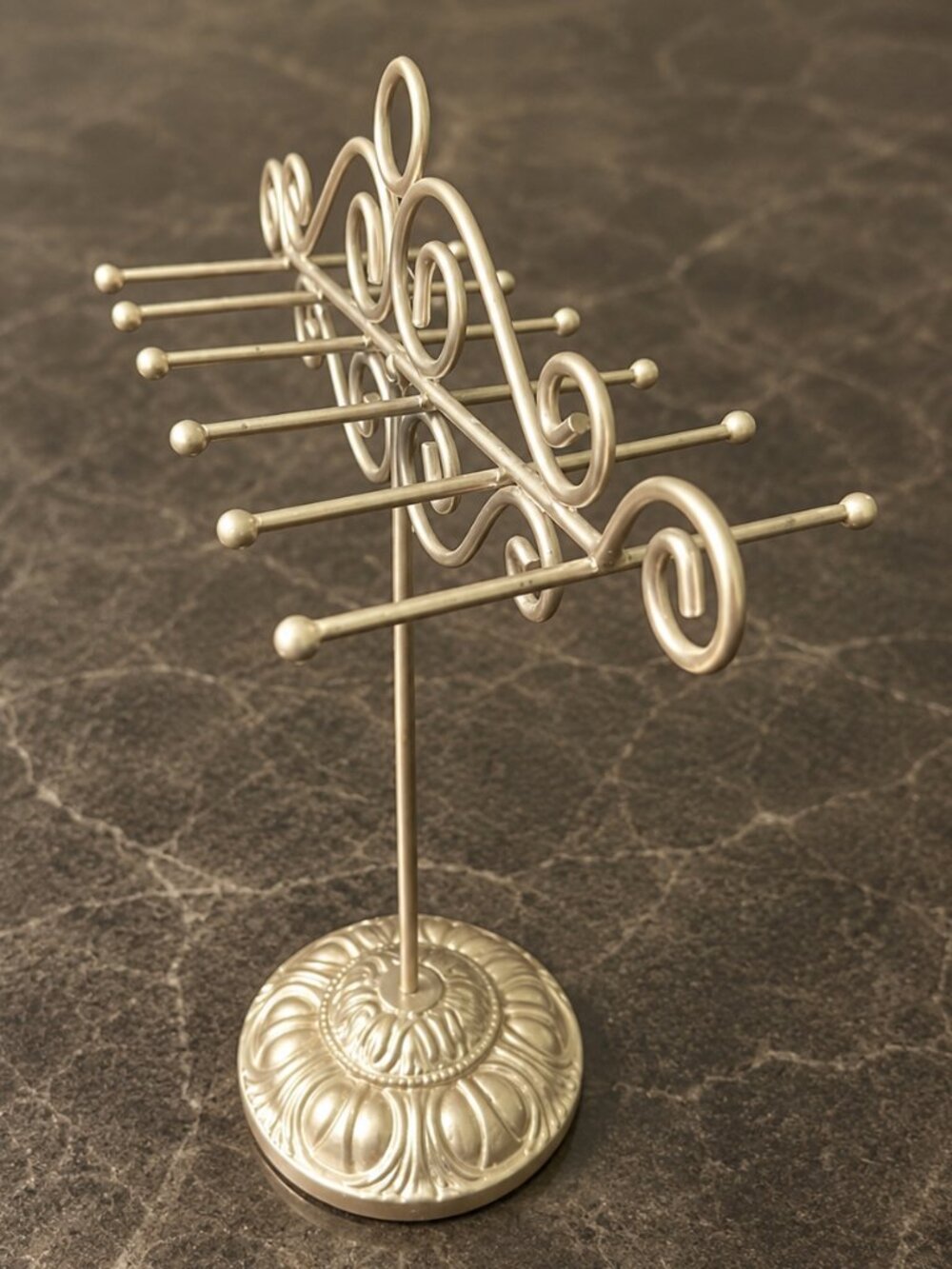 Umbra Joel Yatscoff Jewelry Tree Holder Silver Metal Organizer Display Stand 15"